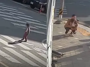 빨간불에 맨발로 걸어가던 2살 아이…시민 손길과 경찰의 '코'가 살렸다 [따뜻했슈]