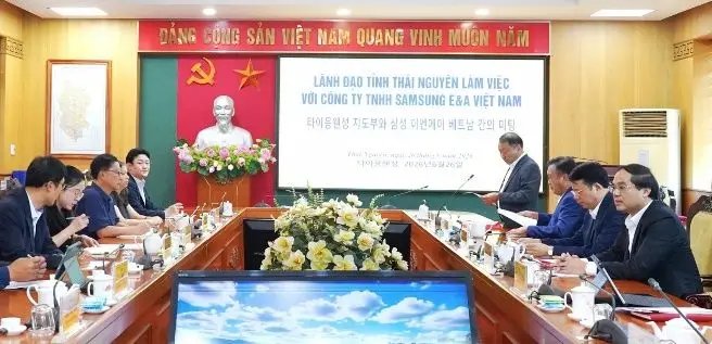 삼성E&A 베트남, 타이응우옌성 당서기 만나 상수도 공급 사업 투자 제안